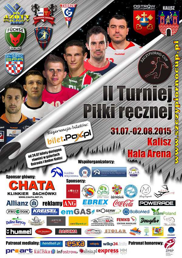 II Turniej Szczypiorno Cup 31-07-2015 godz. 14.00 Hala Arena, ul. H. Sawickiej 22-24 org. Stowarzyszenie Szczypiorniak, Komitet Organizacyjny Turnieju Szczypiorno Cup http://szczypiornocup.pl/ 71.