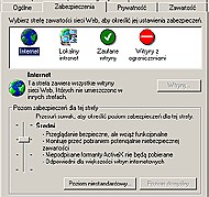 Poprawne działanie systemu jest możliwe po prawidłowym skonfigurowaniu przeglądarki. Konfigurację pokazano na przykładzie przeglądarki Internet Explorer.