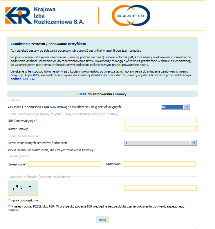 4 Instrukcja odnawiania certyfikatów przez www 2.