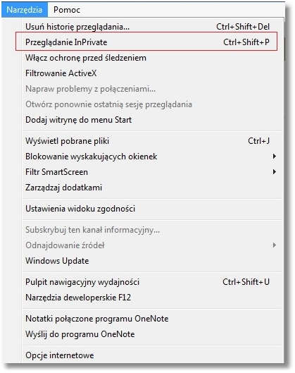 Rozdział 7 Konf iguracja przeglądarki Internet Explorer 11.0 Rozdział 7. Konfiguracja przeglądarki Internet Explorer 11.