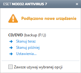 4.1.1.8 Ochrona dokumentów Funkcja Ochrona dokumentów pozwala na skanowanie dokumentów pakietu Microsoft Office przed ich otwarciem, a także skanowanie plików automatycznie pobieranych przez program