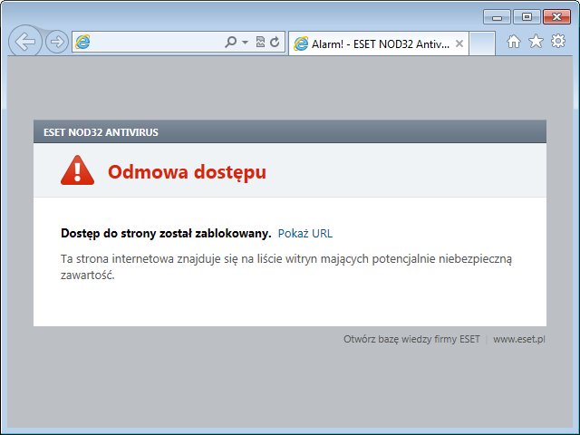 4.2.2 Ochrona dostępu do stron internetowych Zapewnianie połączenia z Internetem jest standardową funkcją komputera osobistego.