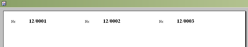 7.1. Wydruk dokumentu przechowania (umowy) 8 7.2. Mała etykieta Mała etykieta jest wydrukiem o rozmiarze 6.5 x 2.9. 1 etykieta jest drukowana dla każdej pozycji w depozycie.