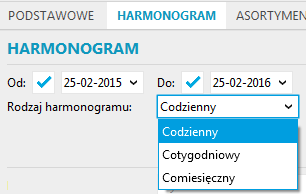 W oknie promocji, tak jak w przypadku innych dokumentów w systemie, można wyróżnić poszczególne sekcje: Podstawowe oprócz Symbolu,Nazwy i Opisu znadują się w niej znaczniki odpowiedzialen za