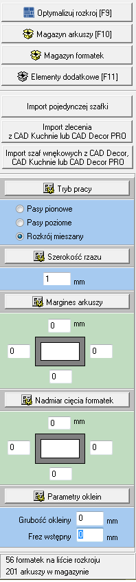 3) Katalogi baz danych - po wybraniu tej opcji otworzy się okno Konfiguracja, w którym można samodzielnie wskazać miejsce, w którym zainstalowano program CAD Kuchnie lub CAD Decor PRO poprzez