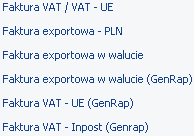 Str. 256 Moduł Handel v. 2010 Uwaga: Wydruk jest możliwy tylko w przypadku dokumentów wystawionych w walucie obcej. Wydruk nowych numerów NIP na dokumentach Od 1.05.