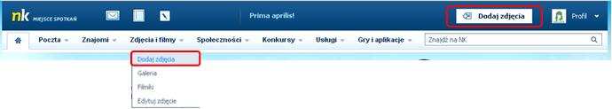 Teraz możemy już korzystać z serwisu nk.pl. W oknie logowania (po lewej stronie) należy wpisać login oraz hasło podane podczas rejestracji, a następnie kliknąć przycisk Zaloguj.