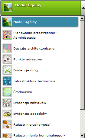 CHARAKTERYSTYKA SYSTEMU MODUŁOWOŚĆ I SKALOWALNOŚĆ Modułowa budowa obecnie system posiada 11 modułów odpowiadających za prowadzenie poszczególnych rejestrów gminn