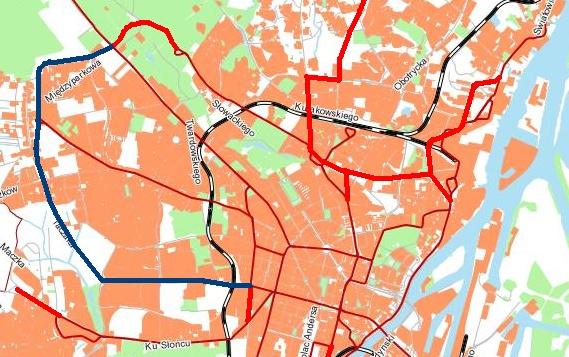 Sosabowskiego, Nowoszeroka zakończona część drogowa w