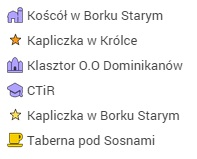 Obok kościoła znajduje się dzwonnica murowana z 1887 roku. Zdj. 3. Kościół Parafialny w Borku Starym. Źródło: http://www.tyczyn.pl/borek_stary.