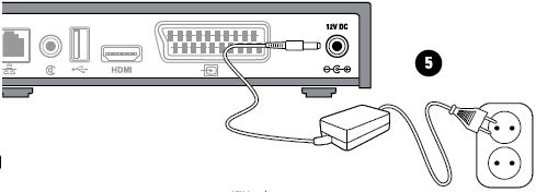 Kabel RCA nie jest dołączony do zestawu. Gniazdo SPDIF znajdujące się na urządzeniu stereo i na dekoderze generuje dźwięk cyfrowy.