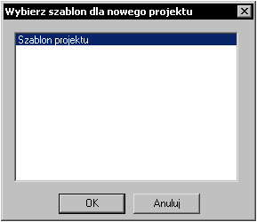 TWorzenie nowego projektu Rozpoczynamy tworzenie nowego projektu, a następnie schematów należących do niego. Tryb pracy Plik/NoWy/Projekt Ctrl+N WyśWietla się dialog NazWa nowego projektu.