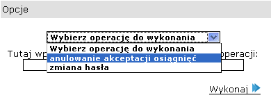 Wprowadzanie informacji o dokumentach Aby wycofać kopie świadectwa, czyli anulować akceptację osiągnięć, należy wybrać z menu po lewej stronie opcję Kandydaci.