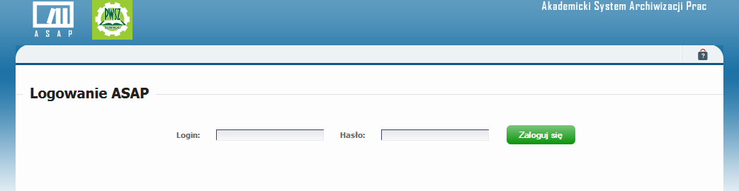 Akademicki System Archiwizacji Prac (ASAP) to nowoczesne, elektroniczne archiwum prac dyplo