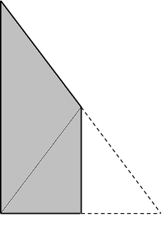 Zadanie 17. (1 pkt) Ania wycięła z kartki papieru dwa jednakowe trójkąty prostokątne o bokach długości 1 cm, 16 cm i 0 cm.
