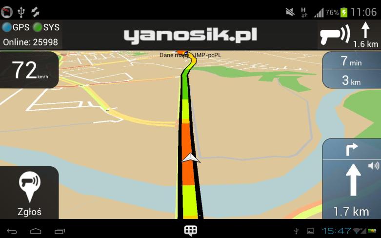 VI. NAWIGACJA Opis poszczególnych funkcji ekranu głównego.