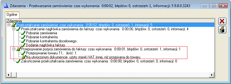 5. Informacja o niewłaściwych stawkach VAT użytych na dokumentach W systemie wprowadzonych zostało szereg narzędzi wspierających stosowanie poprawnych stawek VAT na dokumentach.
