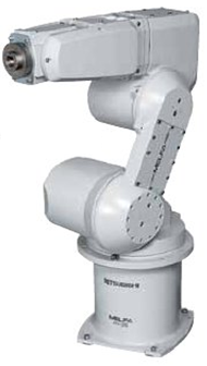 1 Charakterystyka robota RV 3SB Roboty serii RV-3SB (rys. 1.1) opracowane zostały z uwzględnieniem prostej integracji z istniejącą komórką produkcyjną.