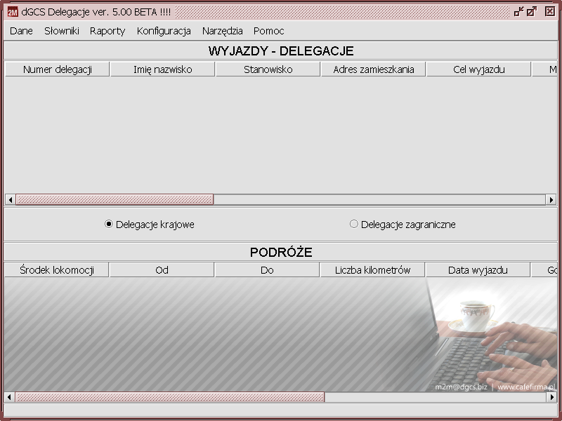 I. Wymagania Wymagania Programu: procesor: minimum 600 MHz pamięć RAM: minimum 256 MB rozdzielczość ekranu: minimum 800x600 pamięć na dysku twardym: minimum 100MB system operacyjny: Windows, Linux