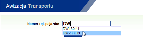 3.3 Podjęte awizowany Status zamówienia o nazwie Podjęte oznacza, że zamówienie zostało już podjęte przez danego Przewoźnika na Platformie. W tym statusie widoczny jest numer zamówienia.