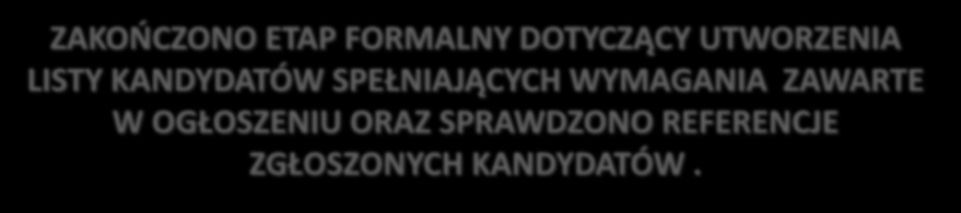 POSTĘP W PRACACH PRZY TWORZENIU NOWEJ SPÓŁKI SZWIK SP. Z O.O. 23 stycznia br. na Posiedzeniu Rady Nadzorczej nowopowstającej spółki rozpatrzono oferty na kandydata do funkcji Prezesa Zarządu.
