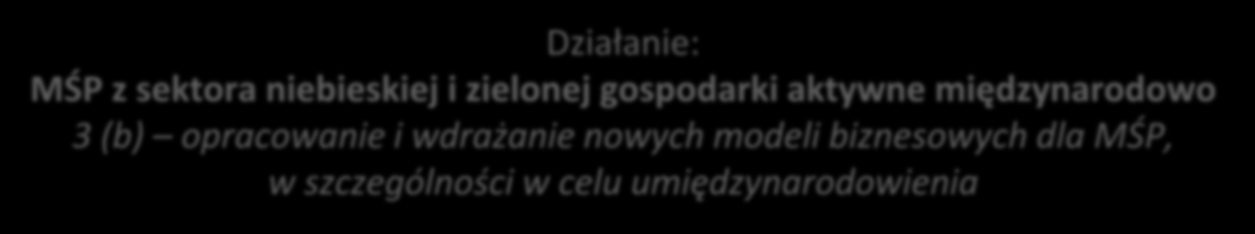 Oś priorytetowa 1 Działanie 1.