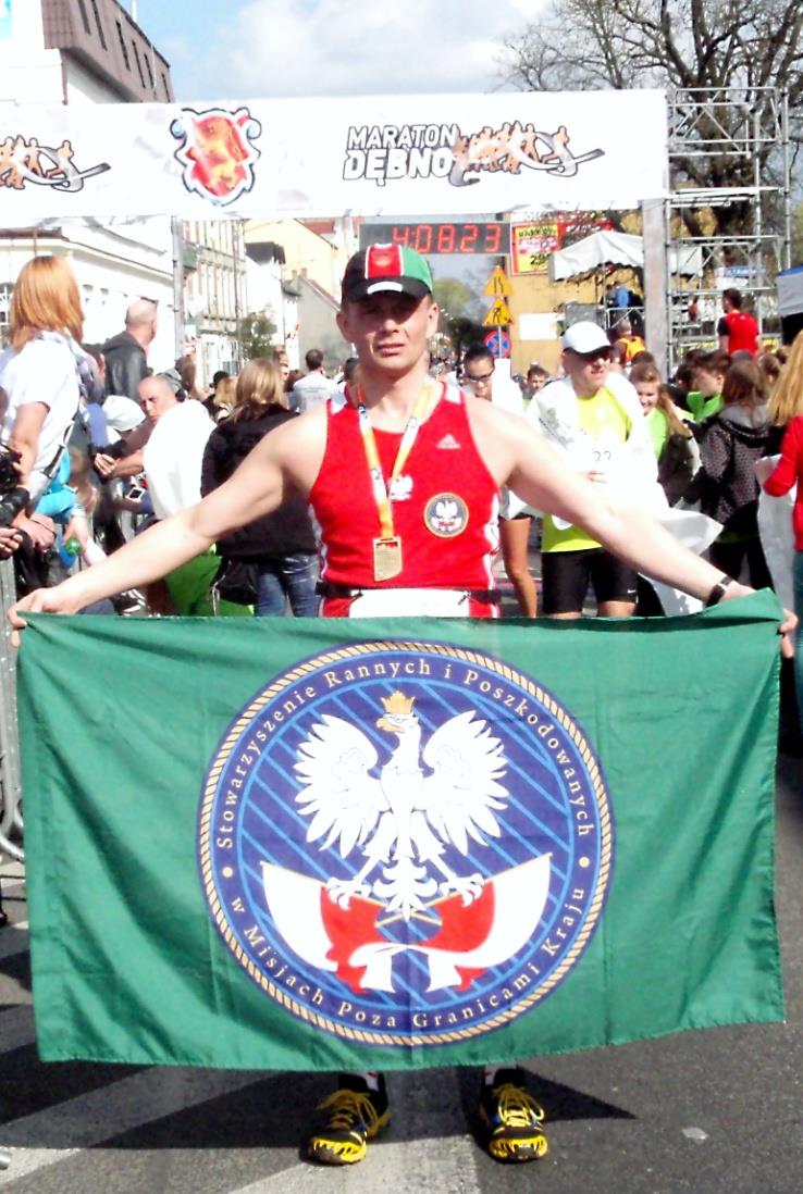 Osiągnięcia sportowe tylko z tego roku to: drużynowy mistrz Wojska Polskiego w maratonie 2014 drużynowy wicemistrz dywizji w biegach przełajowych zwycięzca maratonu Ultra-Nurek ze