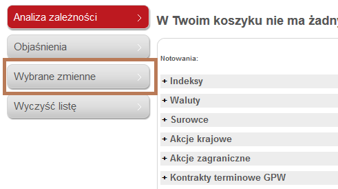 Jak stosować Sposób korzystania z analizatora zależności omówimy na konkretnym przykładzie.