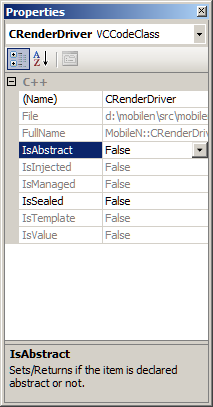 Rysunek 6.1: Kontrolka Property Grid aplikacji Microsoft Visual Studio Kontrolki powłoki Są to kontrolki pozwalające na przeglądanie struktury katalogów na komputerze.