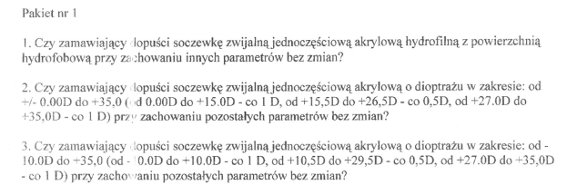 Pytanie 24: Pytanie 25: Pytanie 26: dot. 2 ust. 1 projektu umowy: Zwracamy się z uprzejmą prośbą o zmianę ww.