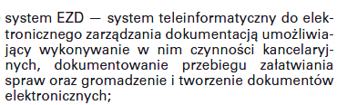 Rola innych regulacji prawnych Zagadnienia definicyjne: Rozporządzenie Prezesa Rady Ministrów z dnia 18 stycznia 2011 r.