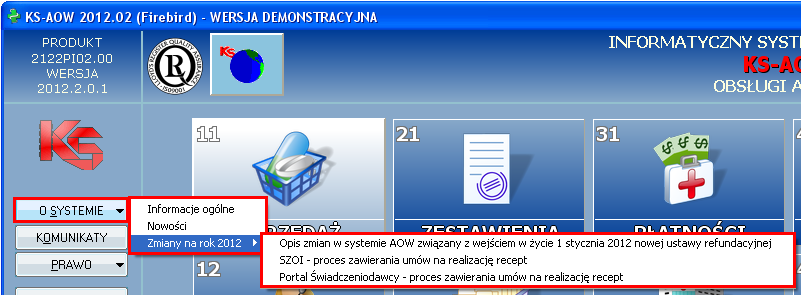 Przełączenie systemu na pracę zgodną z nową ustawą spowoduje również automatyczną zmianę w sposobie wyliczania odpłatności pacjenta dla odpłatności ryczałtowej.