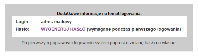 Dostęp do portalu MultiKafeteria Platforma MultiKafeteria jest dostępna w Internecie. Dostęp do konta jest możliwy po zalogowaniu z użyciem indywidulanego loginu i hasła. JAK WYGENEROWAĆ HASŁO?