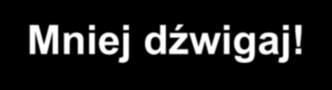 Kampania Mniej dźwigaj!
