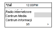 Na menu, wciśnij klawisze numeryczne na pilocie aby połączyć z określonym numerem. 6.4. Moje MediaU Wybranie Moje MediaU z menu głównego pozwala na przejście do dodanej stacji na portalu MediaU.