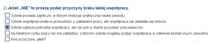 Rysunek. Metryczka ankiety skierowanej do pracodawcy. W celu przejścia do ankiety należy wprowadzić poprawie wymagane informacje oraz zatwierdzić formularz poprzez przycisk Wyślij.