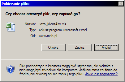 Strona 8/10 Eksport danych do plików xls i PDF Mamy możliwośd zapisanie wyświetlonych raportów do plików na komputerze lokalnym. Obsługiwane są dwa formaty: MS Excel i Adobe PDF.