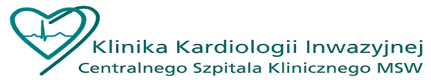 Źródło: http://www.cskmswia.pl Wygenerowano: Niedziela, 15 listopada 2015, 02:49 Klinika Kardiologii Inwazyjnej Kierownik Kliniki: prof. dr hab. n.med.