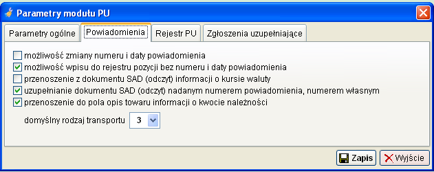 wyborem pozwolenia dla którego będą wykonywane operacje, Zmiana wybranego pozwolenia na żądanie po zaznaczeniu tej opcji zmianę wybranego pozwolenia