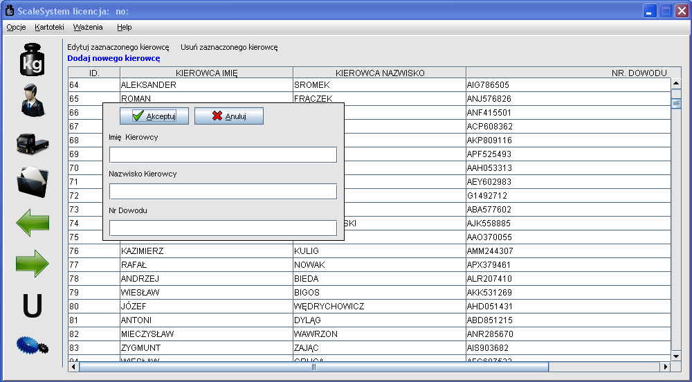 http://www.scalesystem.pl Rysunek 6 Dodawanie kierowcy 2.