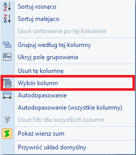 Otworzy się nowe okno, w którym widać rezerwację (znajduje się w buforze): Warto w tabeli uaktywnić kolumnę z ID zamówienia.