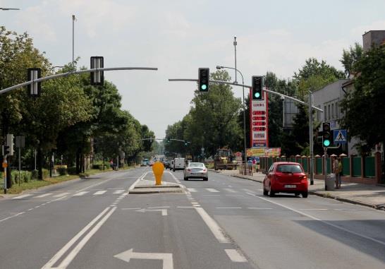 Usprawnienie zarządzania ruchem na terenie Miasta Gliwice. Zwiększenie przepustowości kluczowych odcinków dróg miejskich. Poprawa bezpieczeństwa ruchu.