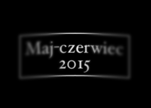Maj-czerwiec 2015