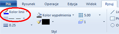 1.M Rysuj - Styl Kolor linii (wybrać z listy) 2.M Rysuj - Styl Kreskowa (wybrać z listy) Ćwiczenie 3-13: Wstaw linię potencjałową N. 1.