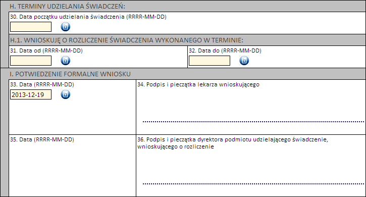 106 Portal Świadczeniodawcy Część G W tym miejscu dostępne jest miejsce na wpisanie opisu uzasadnienia konieczności przedłużeniu czasu trwania fizjoterapii domowej.