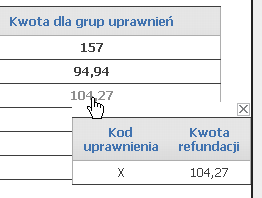 Obsługa okien 127 Na formatce możliwe jest wyszukiwanie danych wg: roku, kwartału, miesiąca i okresu rozliczeniowego wszystkich wybieranych z rozwijanych pól wyboru.