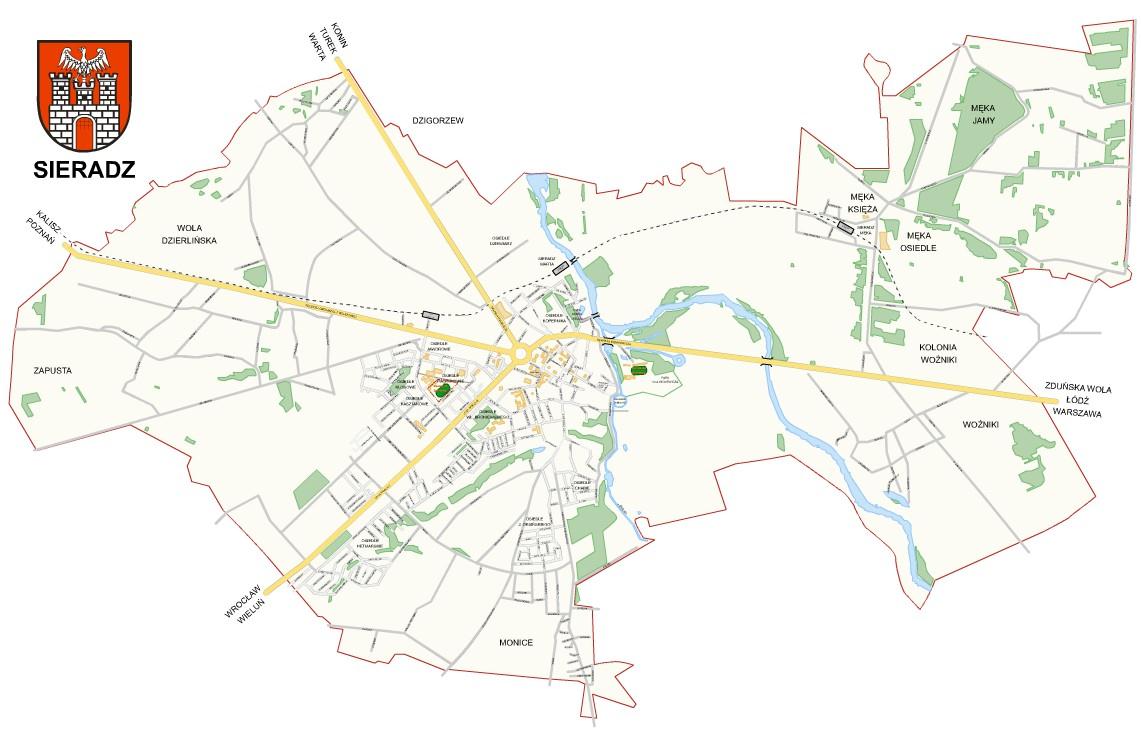 Telefony alarmowe Pogotowie ratunkowe tel. 999 Sieradz, ul. Armii Krajowej 7 tel. (43) 827-82-09 Straż Pożarna tel. 998 Komenda Powiatowa Państwowej Straży Pożarnej w Sieradzu Sieradz, ul.