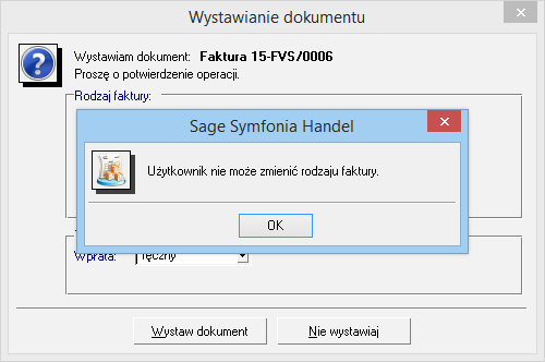 Podręcznik użytkownika Sage Symfonia Handel (Sprzedaż i magazyn) 127 Wystawianie dokumentów sprzedaży Bezpośrednie tworzenie dokumentów Nowy dokument sprzedaży tworzy się klikając przycisk Nowy w