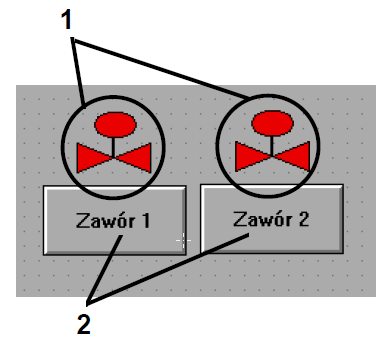 ZTMAiPC Laboratorium Systemów SCADA (a) Dla poziomego prostokąta utworzyć połączenie animacyjne typu: Percent Fill»Horizontal, Expression: procent.
