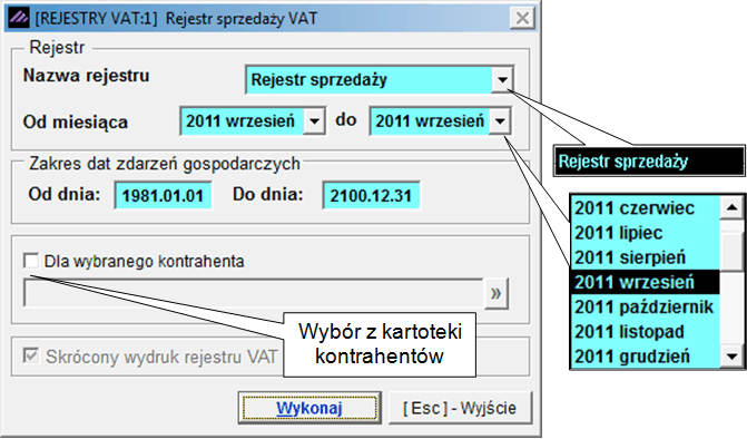 106 Ewidencja VAT Rejestry związane są z podatkiem od towarów i usług, czyli z VAT-em.